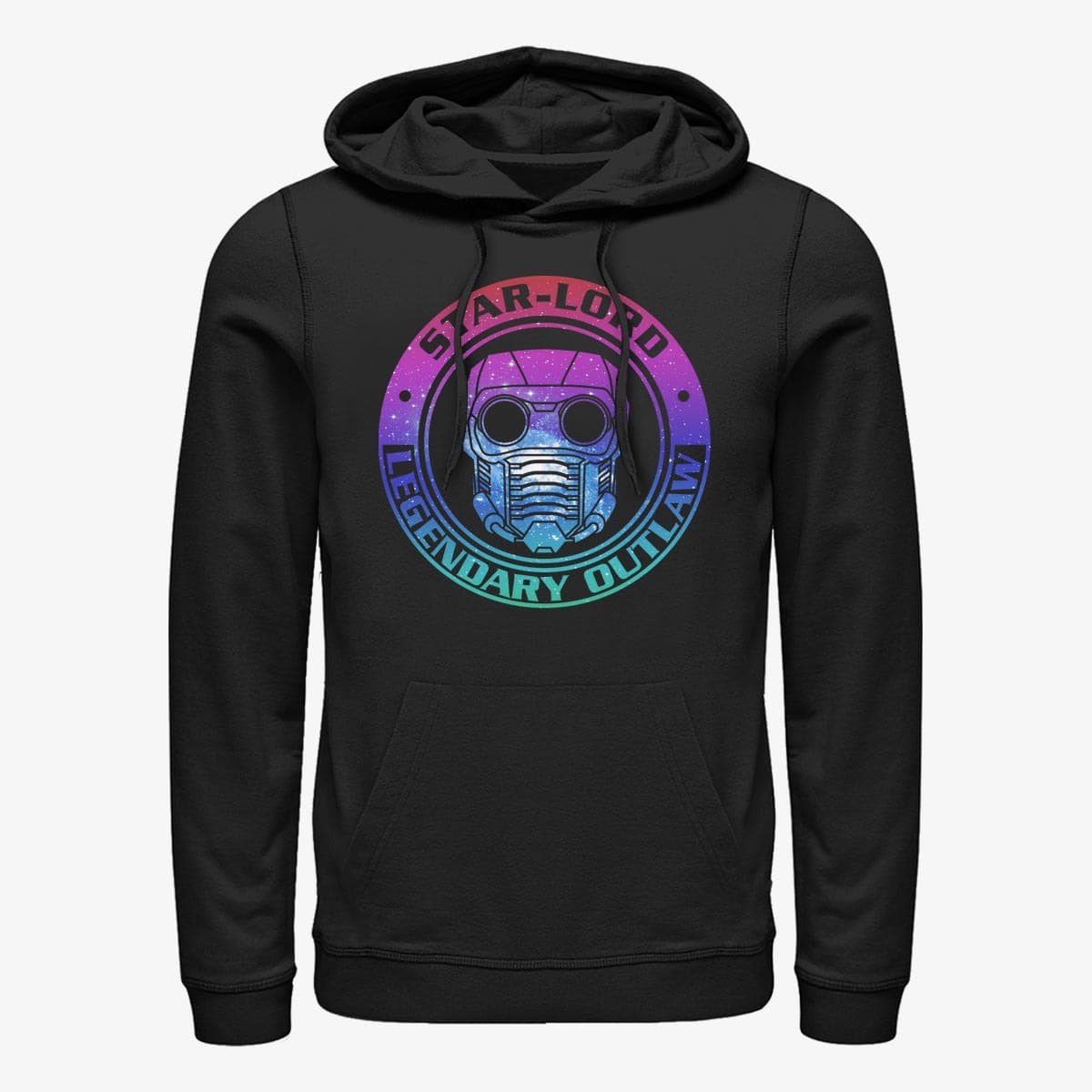 Kapuutsikud ja kampsunid Merch Marvel Guardians Of The Galaxy - Space Lord Unisex Hoodie Black