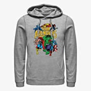 Merch Marvel Avengers Classic - Avengers Assemble Unisex Hoodie Heather Grey