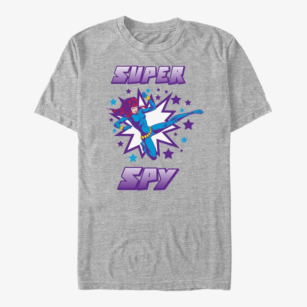 T-shirts Merch Marvel Avengers Classic - Super Spy Unisex T-Shirt Heather Grey