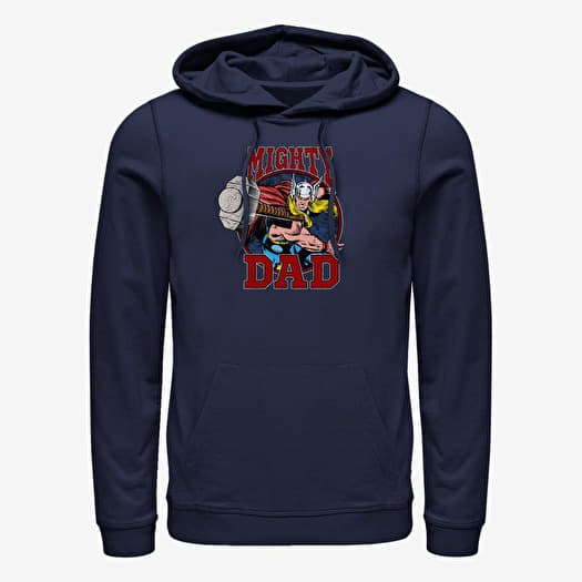 Felpa Merch Marvel Avengers Classic - Mighty Dad Unisex Hoodie Navy Blue