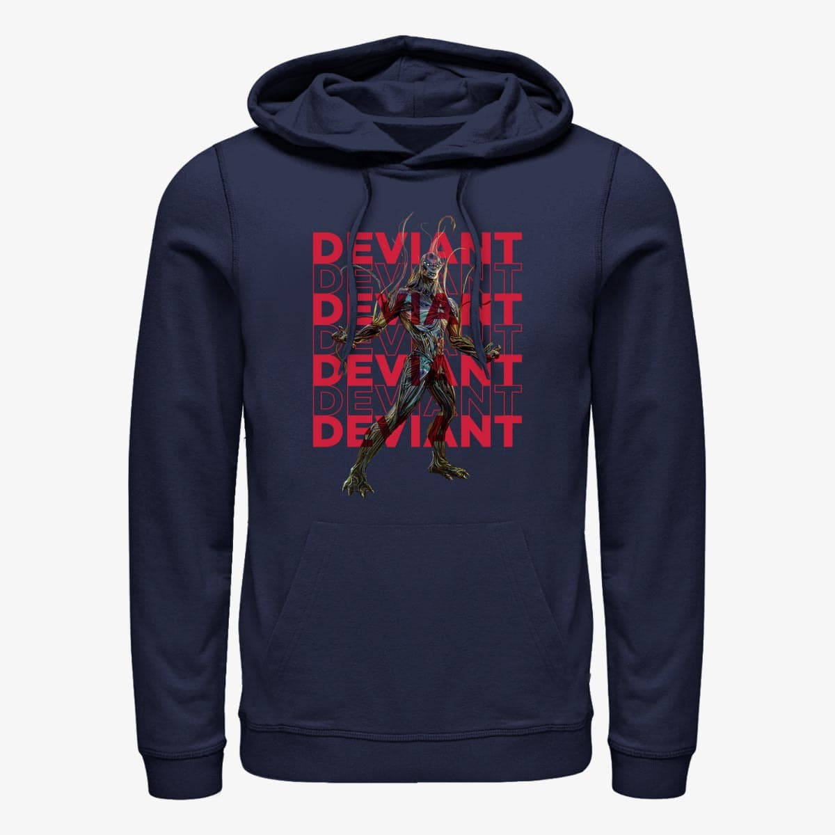 Hoodies and sweatshirts  Merch Marvel The Eternals - DEVIANT REPEATING Unisex Hoodie Navy Blue