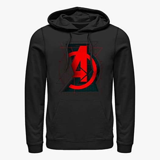 Sweatshirt Merch Marvel Black Widow: Movie - Avengers Widow Logo Unisex Hoodie Black