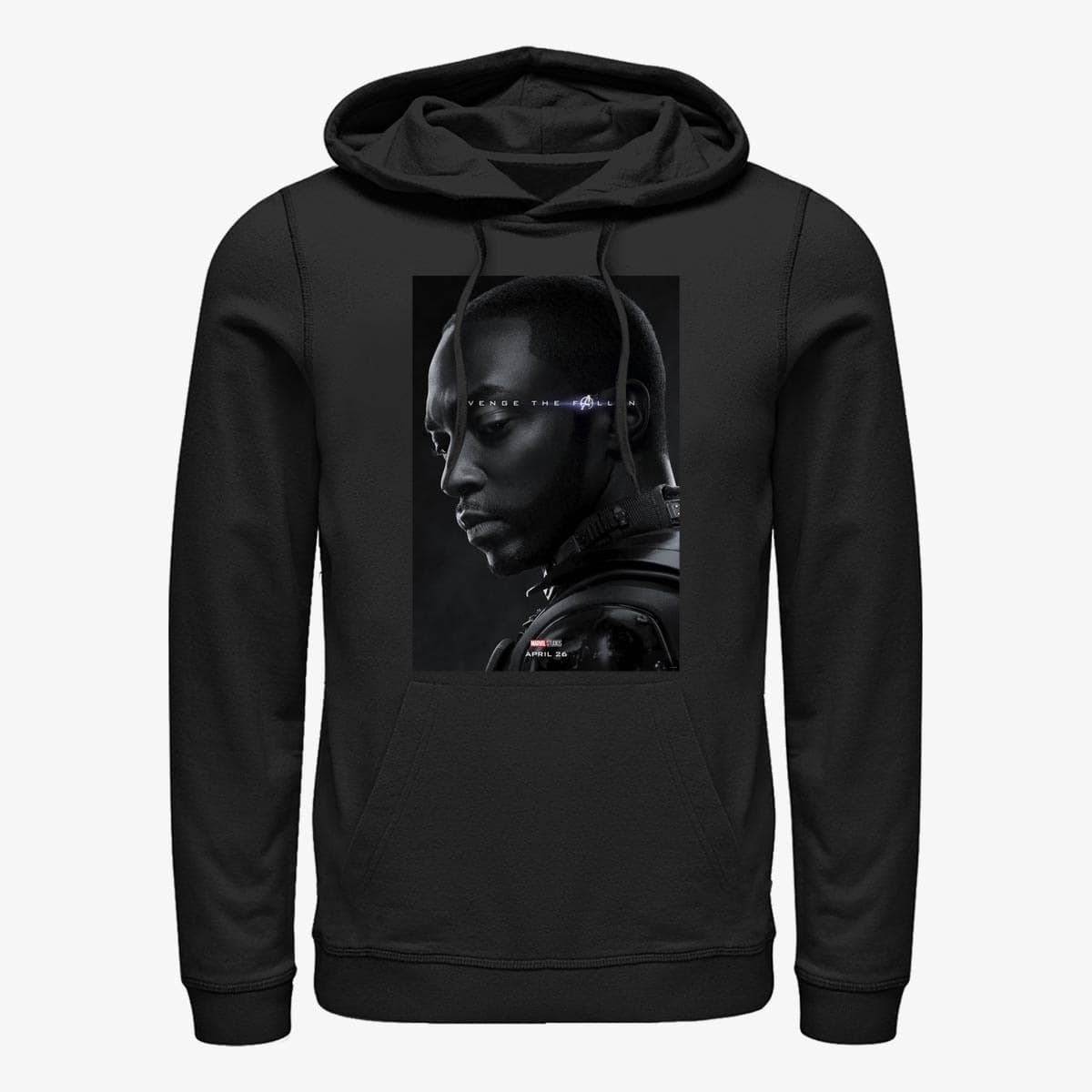 Mikiny Merch Marvel Avengers: Endgame - Avenge Falcon Unisex Hoodie Black