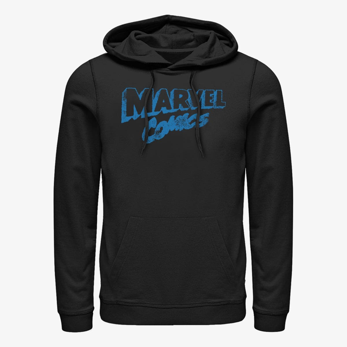 Mikiny Merch Marvel - RETRO LOGO Unisex Hoodie Black