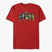 Merch Marvel GOTG Classic - Racoon Gun Unisex T-Shirt Red
