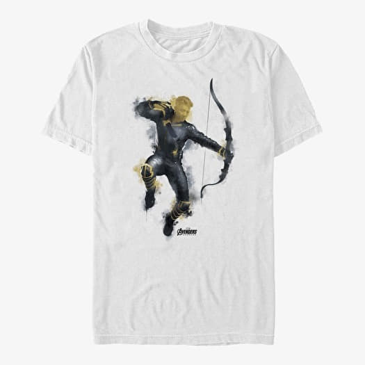 T-paita Merch Marvel Avengers: Endgame - Painted Hawk Unisex T-Shirt White
