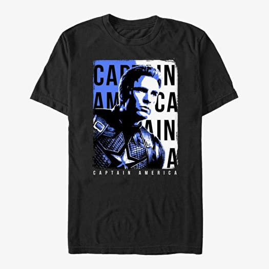T-shirt Merch Marvel Avengers: Endgame - Cap Unisex T-Shirt Black