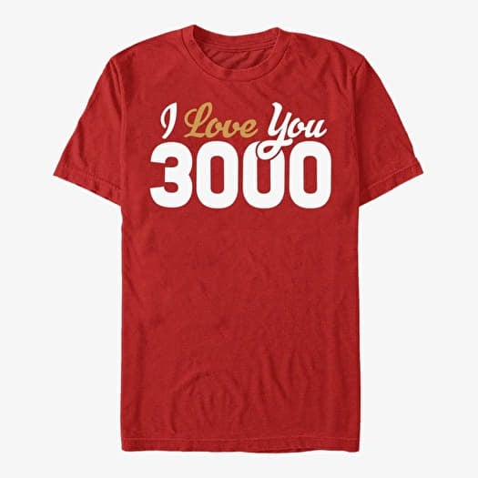 T-shirt Merch Marvel Avengers: Endgame - 3000 Loves Unisex T-Shirt Red