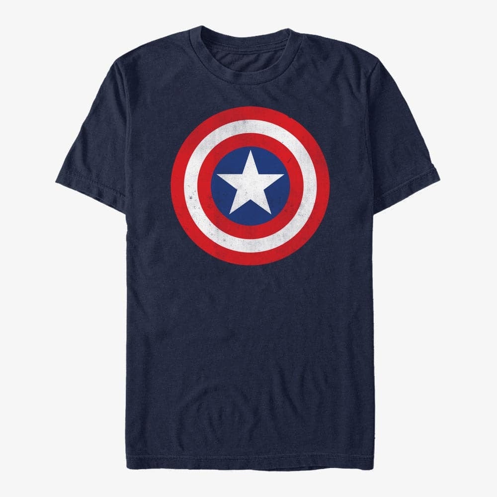 T-shirts Merch Marvel Avengers Classic - Captain Classic Unisex T-Shirt Navy Blue