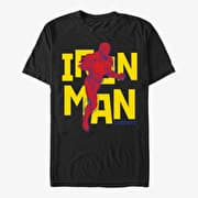 Merch Marvel Avengers: Endgame - Text Pop Iron Unisex T-Shirt Black