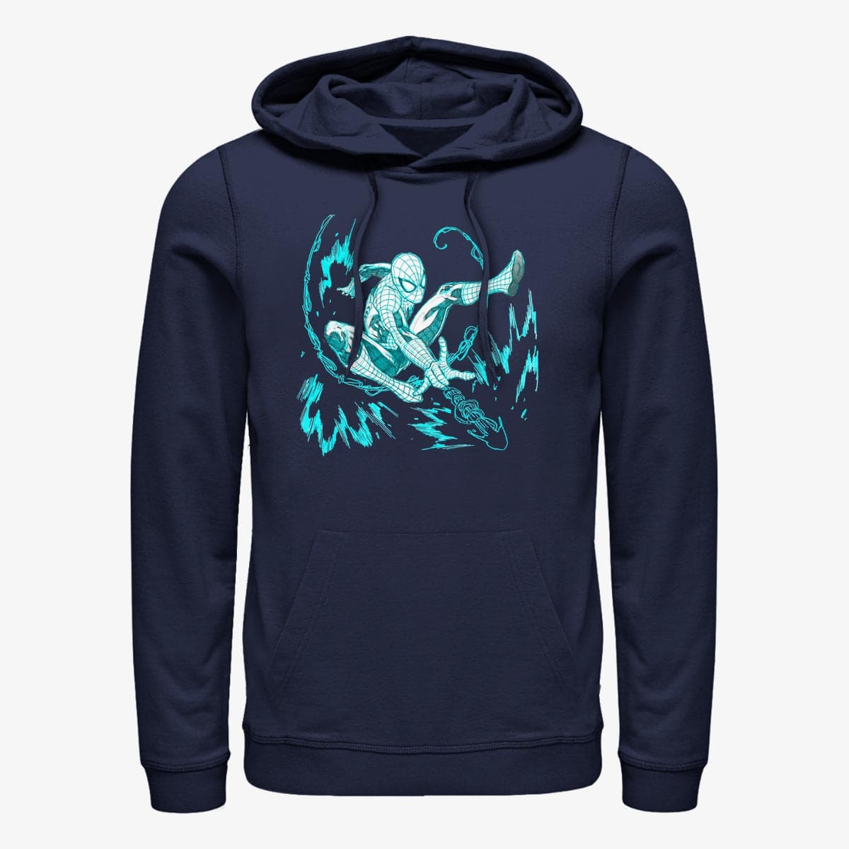 Sweatshirts Merch Marvel Spider-Man Classic - Web Shots Unisex Hoodie Navy Blue