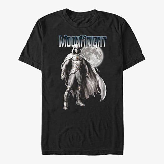 T-shirt Merch Marvel Moon Knight - Moon Knight Moon Unisex T-Shirt Black