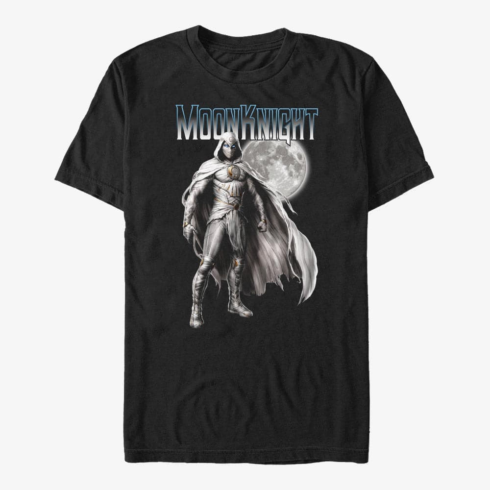 T-shirts Merch Marvel Moon Knight - Moon Knight Moon Unisex T-Shirt Black