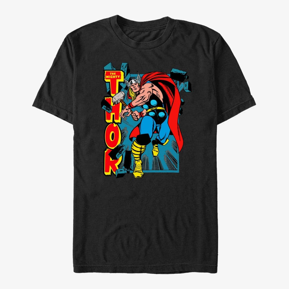 T-shirts Merch Marvel Avengers Classic - Rock City Unisex T-Shirt Black