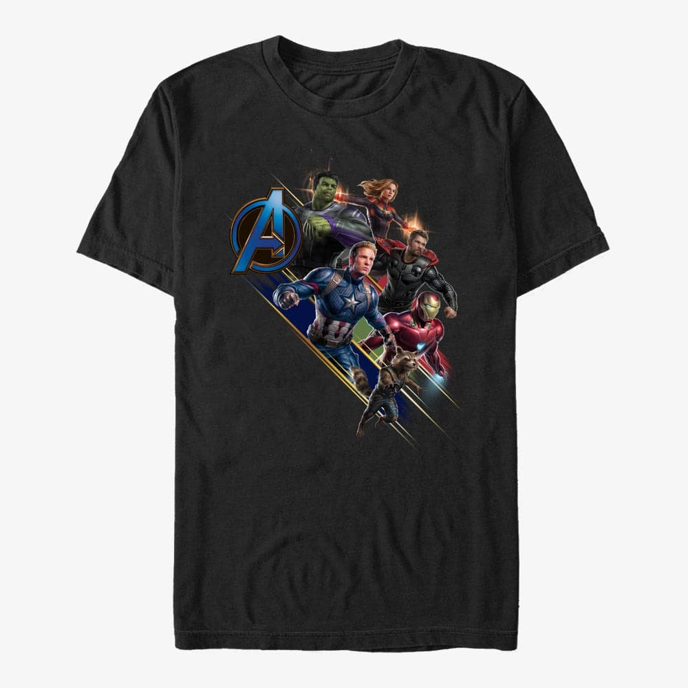 T-shirts Merch Marvel Avengers: Endgame - Avengers Assemble Unisex T-Shirt Black