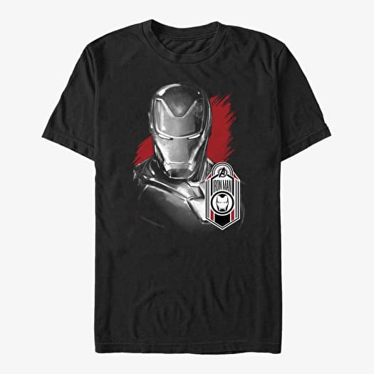 Tričko Merch Marvel Iron Man - Ironman Tag Unisex T-Shirt Black