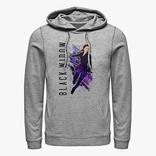 Sweatshirt Merch Marvel Avengers: Endgame - Black Widow Painted Unisex Hoodie Heather Grey