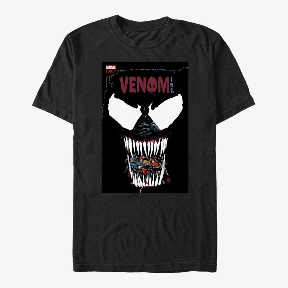 T-särgid Merch Marvel - VenomInc DEC17 Unisex T-Shirt Black