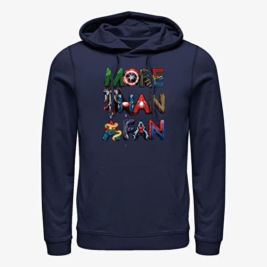 Sweatshirt Merch Marvel Classic - Marvel Fan Letters Unisex Hoodie Navy Blue