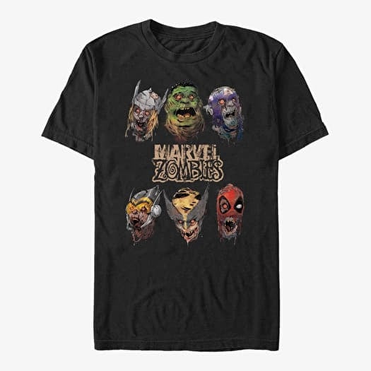 T-shirt Merch Marvel - Heads of Undead Unisex T-Shirt Black