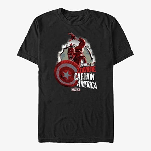 Camiseta Merch Marvel What If...? - ZOMBIE CAP POSTER Unisex T-Shirt Black