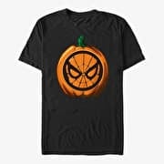 Merch Marvel Spider-Man Classic - Spider Pumpkin Unisex T-Shirt Black
