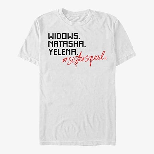 Merch Marvel Black Widow: Movie - Sister Squad Unisex T-Shirt White