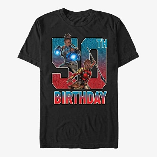 Merch Marvel Avengers Classic - Shuri Okoye 50th Bday Unisex T-Shirt Black