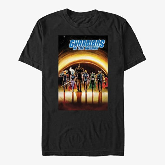 Marškinėliai Merch Marvel Guardians Of The Galaxy Classic - Guardians of the Galaxy Unisex T-Shirt Black