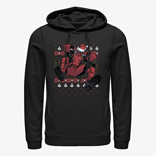 Sweatshirt Merch Marvel Deadpool - Christmas Killer Unisex Hoodie Black