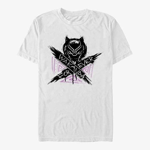 T-shirt Merch Marvel Avengers Classic - Wakanda Paint Unisex T-Shirt White