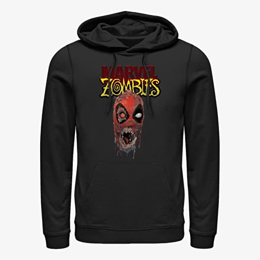 Verryttelypaita Merch Marvel - Head of Deadpool Unisex Hoodie Black