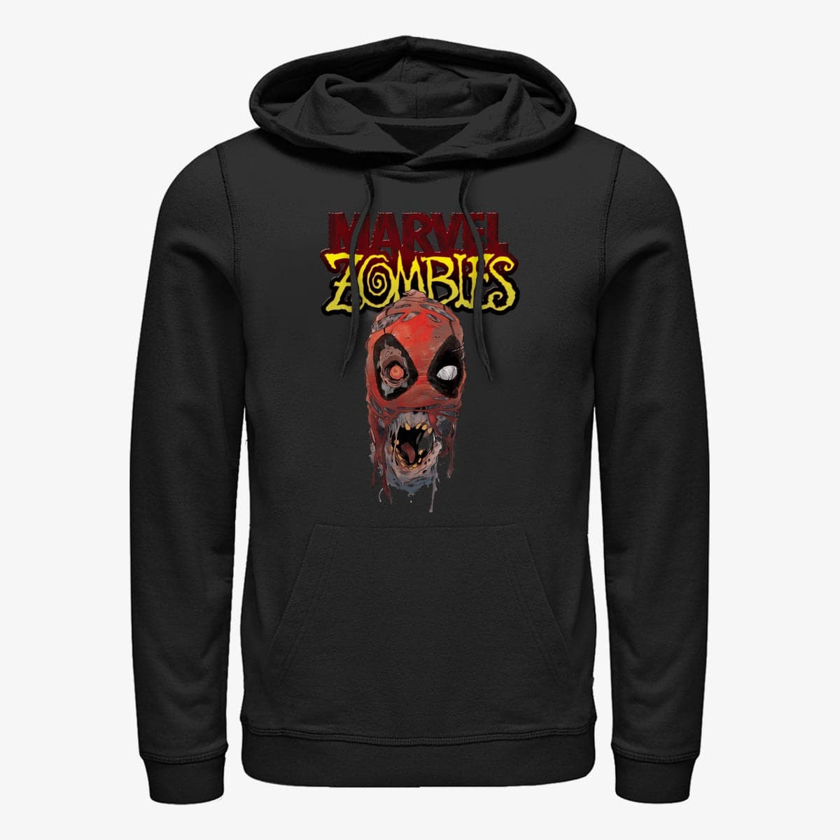 Mikiny Merch Marvel - Head of Deadpool Unisex Hoodie Black