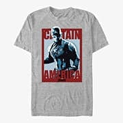 Merch Marvel Avengers: Endgame - Captain Poster Unisex T-Shirt Heather Grey