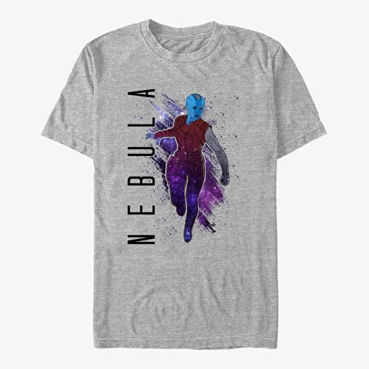 T-shirt Merch Marvel Avengers: Endgame - Nebula Painted Unisex T-Shirt Heather Grey