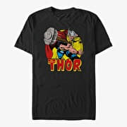 Merch Marvel Classic - Mighty Thor Unisex T-Shirt Black