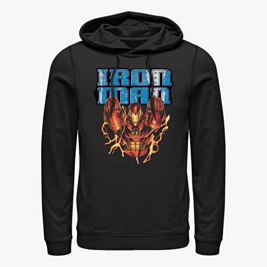 Hanorac Merch Marvel Avengers Classic - IRON MAN Unisex Hoodie Black