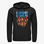 Merch Marvel Avengers Classic - IRON MAN Unisex Hoodie Black
