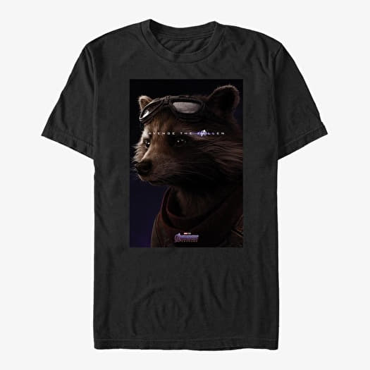 T-shirt Merch Marvel Avengers: Endgame - Rocket Avenge Unisex T-Shirt Black