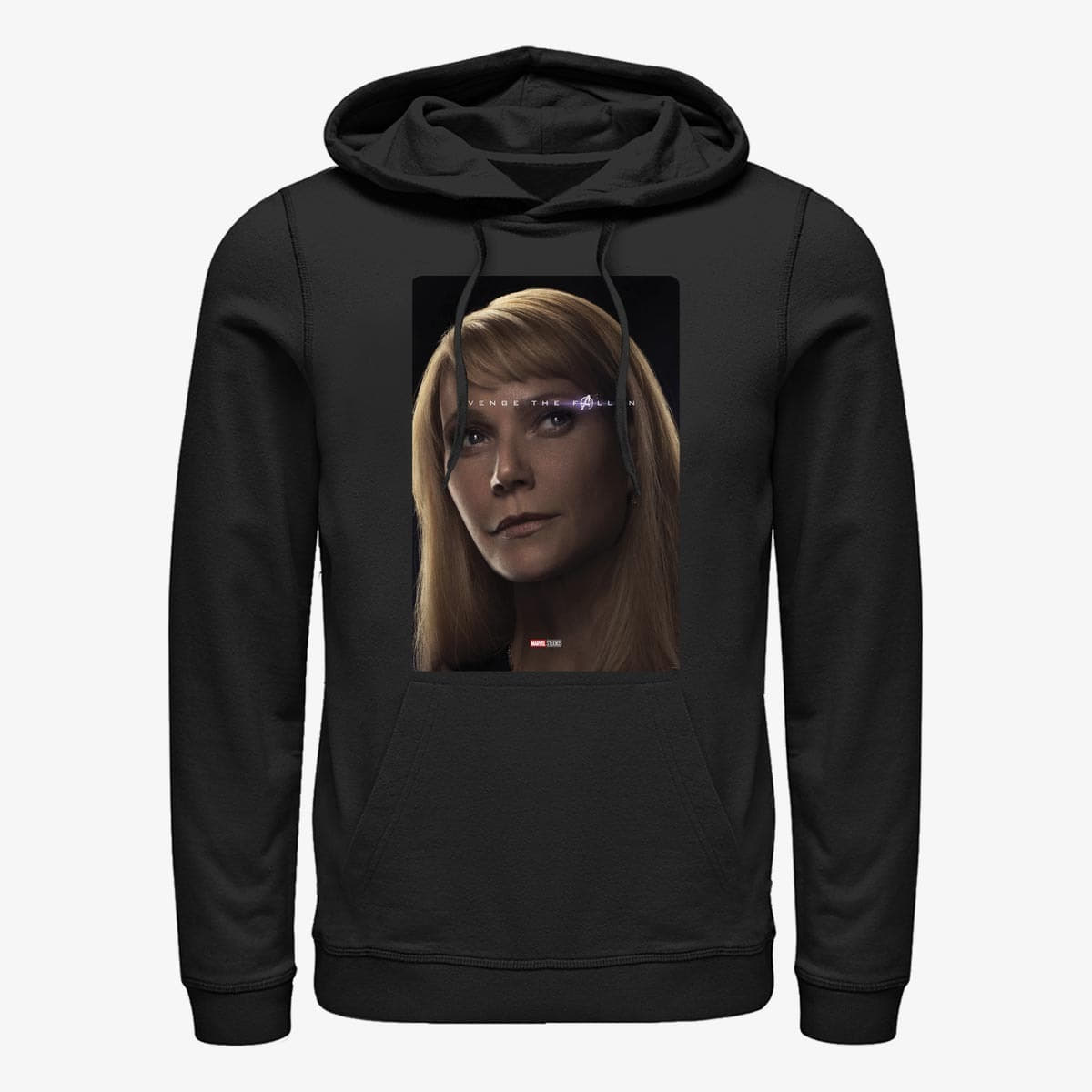 Mikiny Merch Marvel Avengers: Endgame - Potts Unisex Hoodie Black