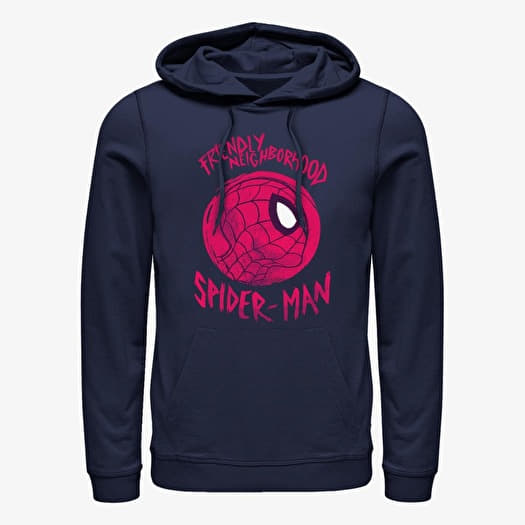 Hanorac Merch Marvel Avengers Classic - Friendly SpiderMan Unisex Hoodie Navy Blue