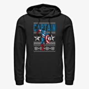 Merch Marvel Avengers Classic - Ugly Captain Unisex Hoodie Black