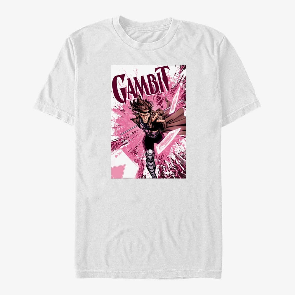 T-Shirts Merch Marvel X-Men - Gambit Painted Unisex T-Shirt White