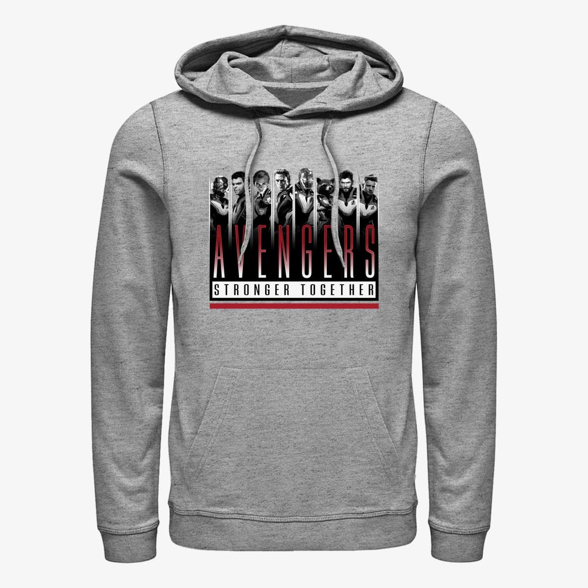Sweatshirts Merch Marvel Avengers: Endgame - Avengers Together Unisex Hoodie Heather Grey