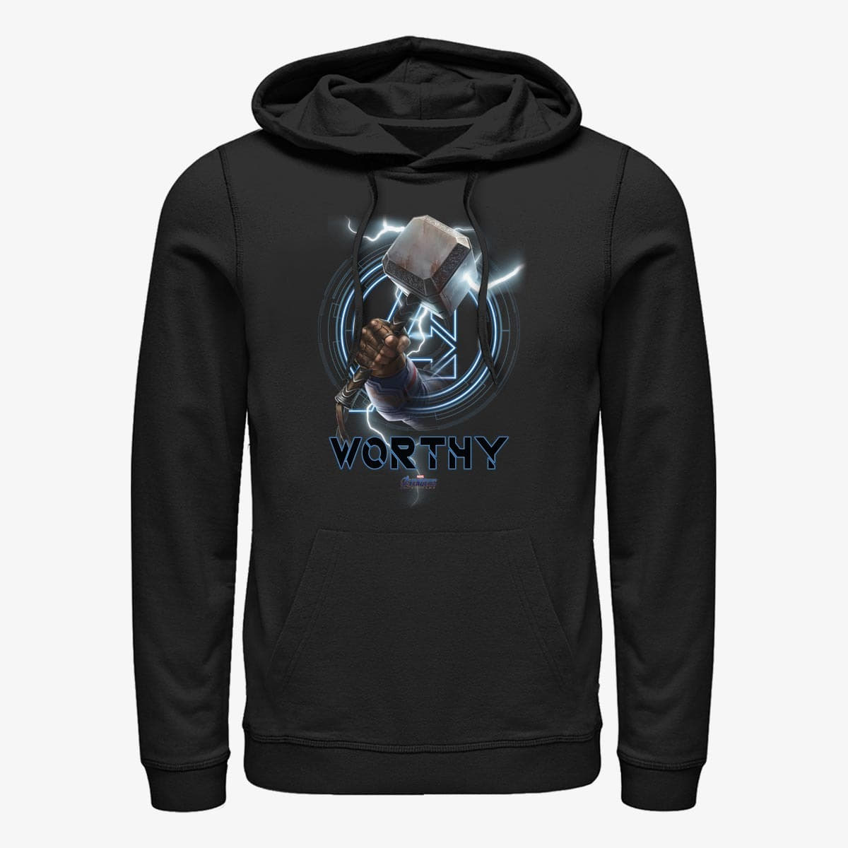 Sweatshirts Merch Marvel Captain America - Cap Worthy Unisex Hoodie Black