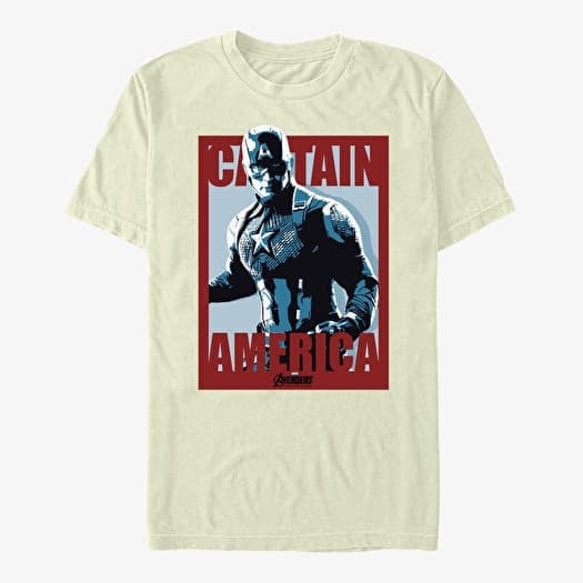 Μπλουζάκι Merch Marvel Avengers: Endgame - Captain Poster Unisex T-Shirt Natural