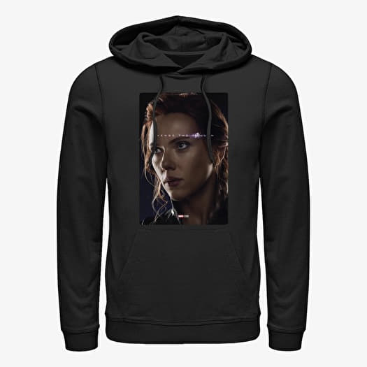 Pulóver Merch Marvel Avengers: Endgame - Widow Unisex Hoodie Black