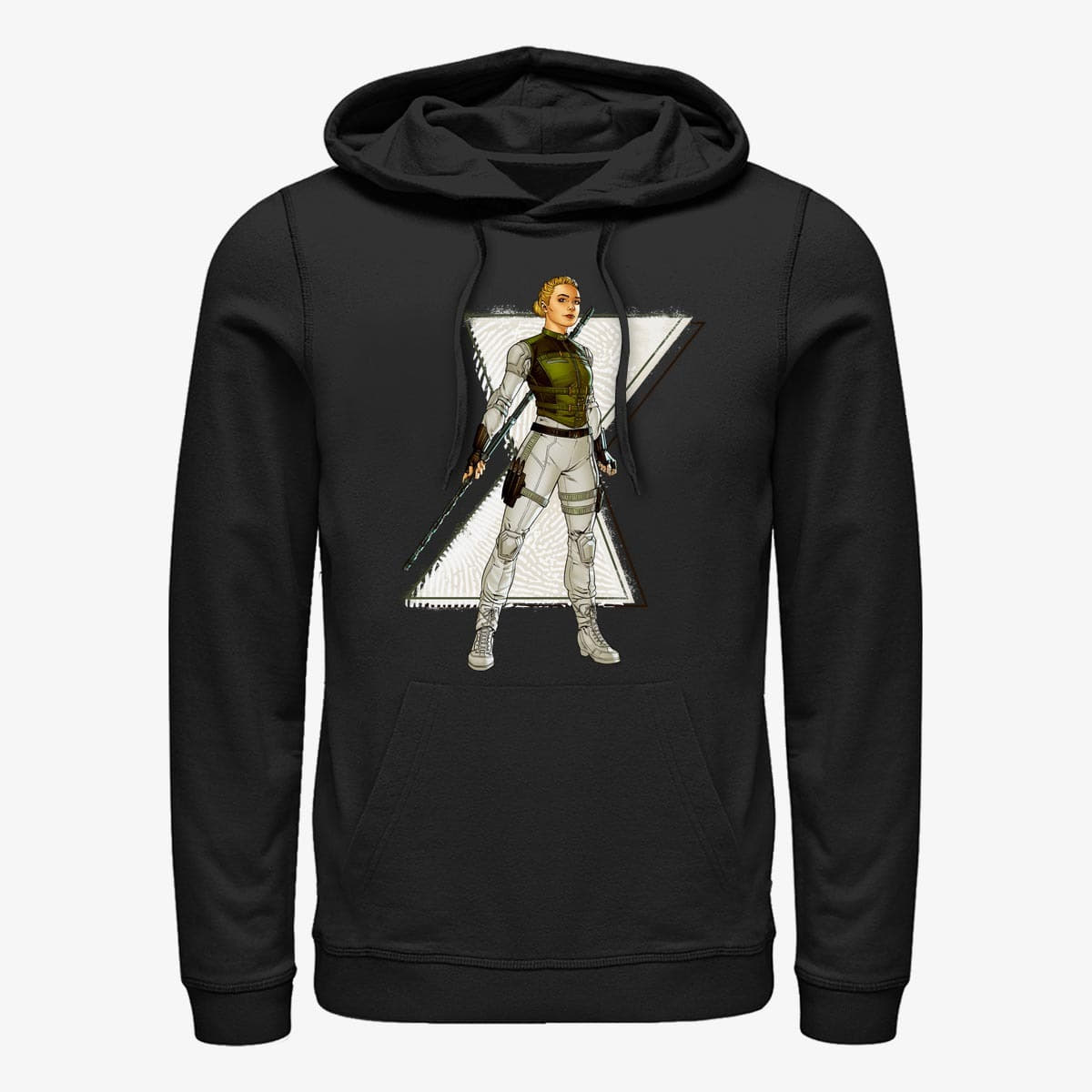 Hoodies and sweatshirts  Merch Marvel Black Widow: Movie - Comic Yelena Unisex Hoodie Black