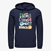 Merch Marvel Avengers Classic - Strengths Unisex Hoodie Navy Blue