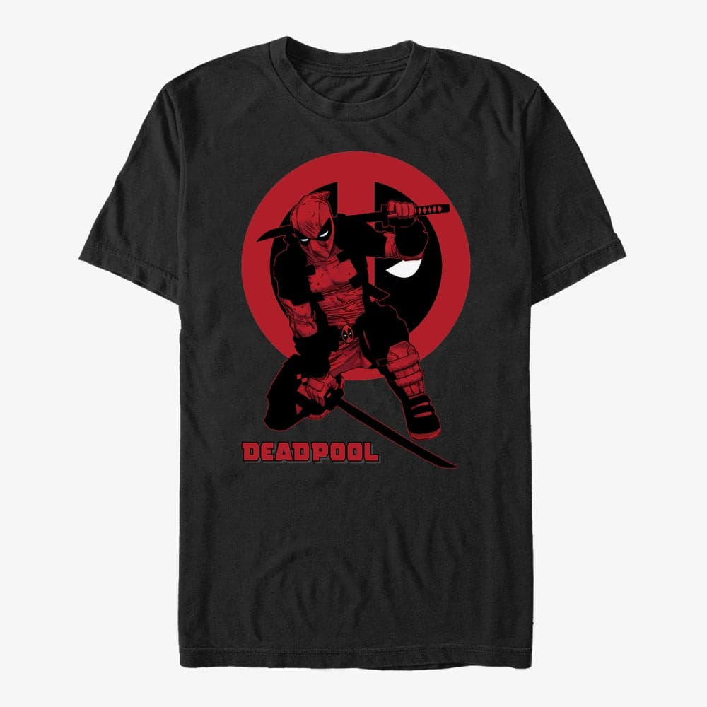 T-Shirts Merch Marvel Deadpool - Samurai Deadpool Unisex T-Shirt Black